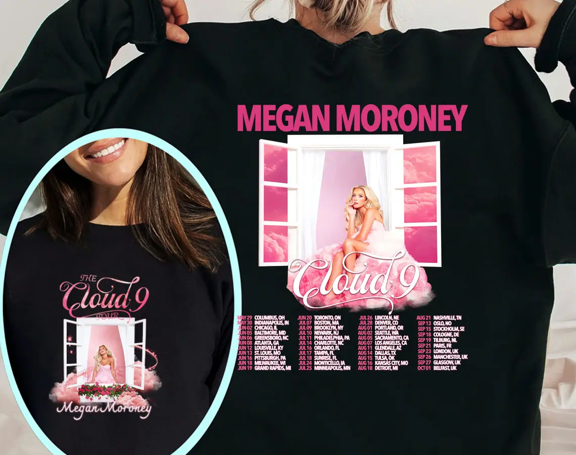 Megan Moroney Cloud 9 Shirt Megan Moroney Tour 2026 Vintage sweatshirt hoodie