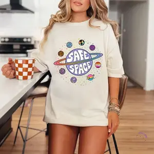 Comfort Colors Safe Space Shirt, LGBTQ Friendly Tee, Pride Shirt, Proud Ally Tee, Pride Month Shirt, Support LGBTQ