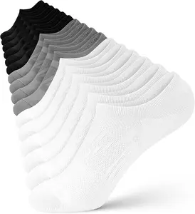 No Show Socks Women - 8 Pairs Ankle Socks for Women, Low Cut Socks Short Cotton Socks, Invisible Casual Socks
