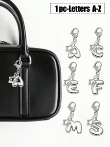 Cute Chubby Bag Pendant - Paired With Hollowed Out Star Accessories, Alloy Bag And Backpack Pendant, Gift For Birthdays And Special Occasions, Sparkly Bag Charm, Fashion Bag Charms, Charms For Bags