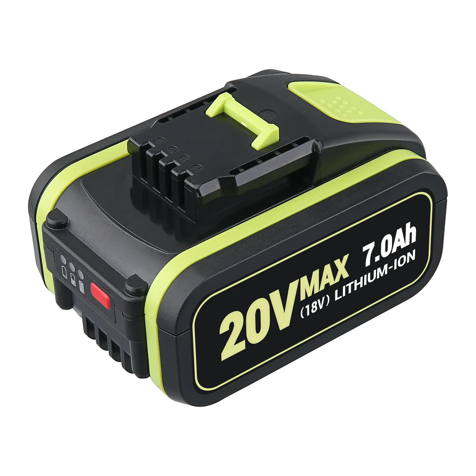 20V High-Capacity Lithium-Ion Replacement Batteries (1-Pack, 7.0Ah Cells) - Durable & Easy Installation, Intelligent Safety Protection, Li-Ion Battery Pack for Worx WA3551 WA3550 WA3553 WA3641 WX Series Construction Cordless Power Tools