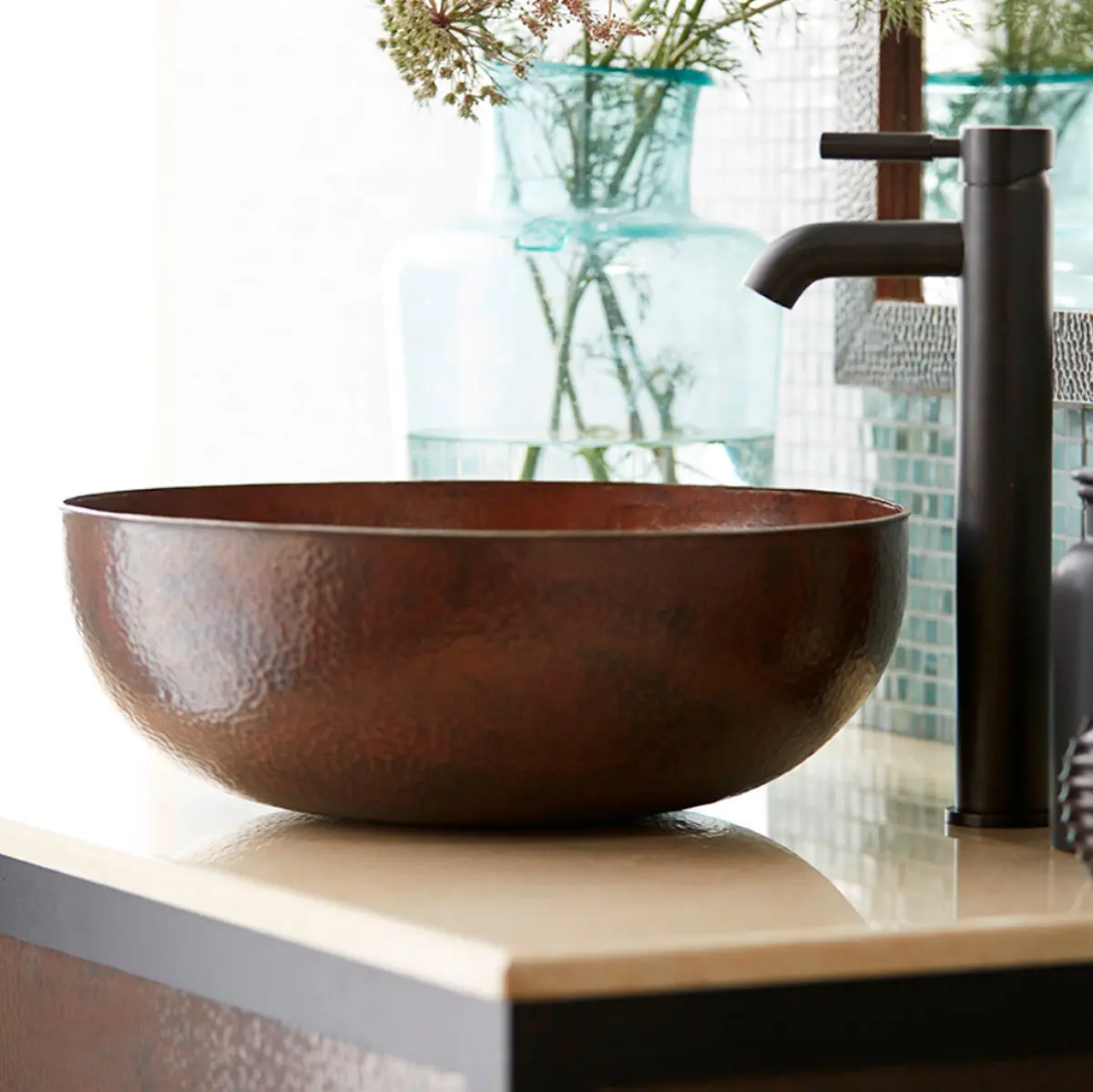 Native Trails CPS Maestro Round Copper Bath Sink