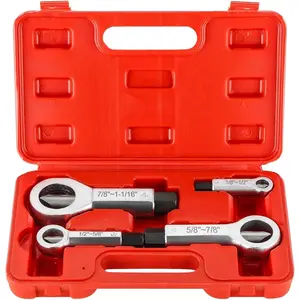 4 count Metal Nut Splitter Set Heavy Duty Nut Splitter Kit Splitter Breaker Manual  Nut Cracker Remover Extractor Tool Corroded Stuck Screw Nut Removal Splitting Tools