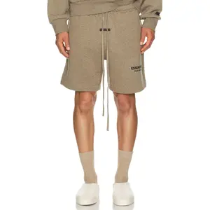 Fear of God ESSENTIALS Soccer Fleece Shorts in Homestead Heather