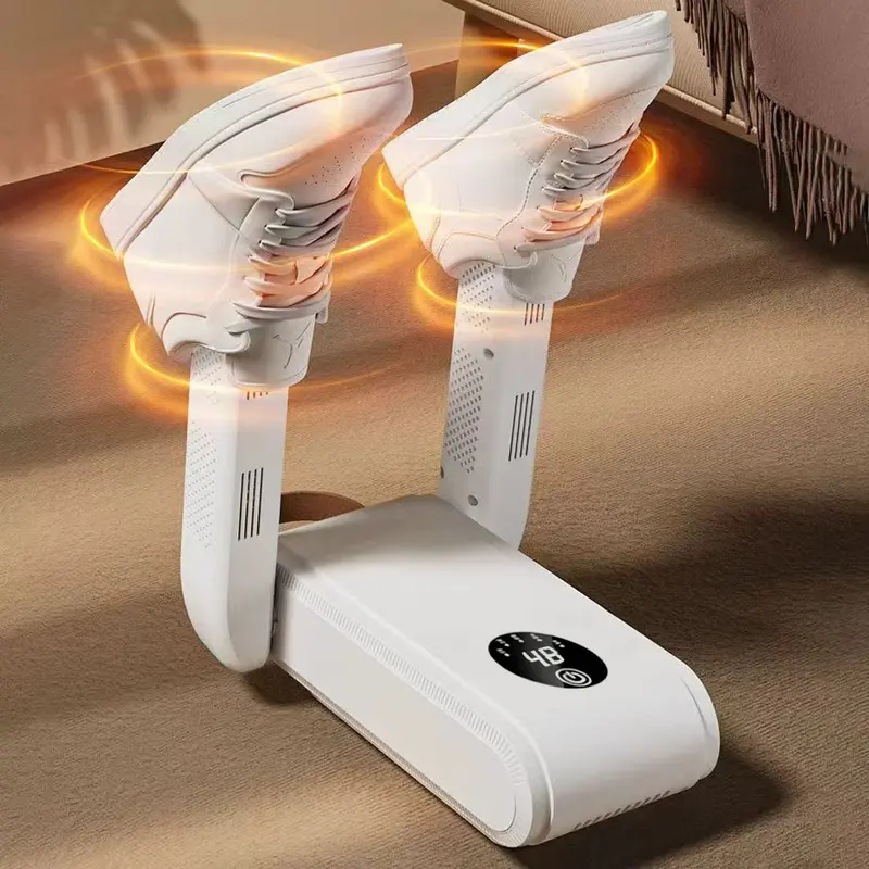 360° Digital Shoe Dryer with Hot Air Circulation,Temperature Display, Fast Drying for All ShoeTypes,Upgraded Temperature Control Boot Dryer ShoeDryer Portable Glove Dryer & Boot Warmer, AutomaticShut-Off Timer, Folding Design, Smart Panel