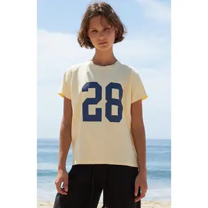 John Galt Women's Yellow Chloe 28 T-Shirt - Multicolor