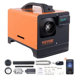 【FathersDayGift】 VEVOR 5 KW Diesel Air Heater, Bluetooth App Control All-on-one Diesel Heater with Automatic Altitude Adjustment, Remote Control and LCD, Portable Parking Heater for RV Trailer Camper Van Boat