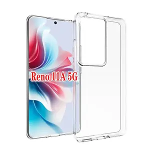 Oppo Reno 11a Japanese Edition Cph2603 Anti-Drop Transparent Ultra-Thin Lightweight Silicone Tpu Soft Case Protection Cover