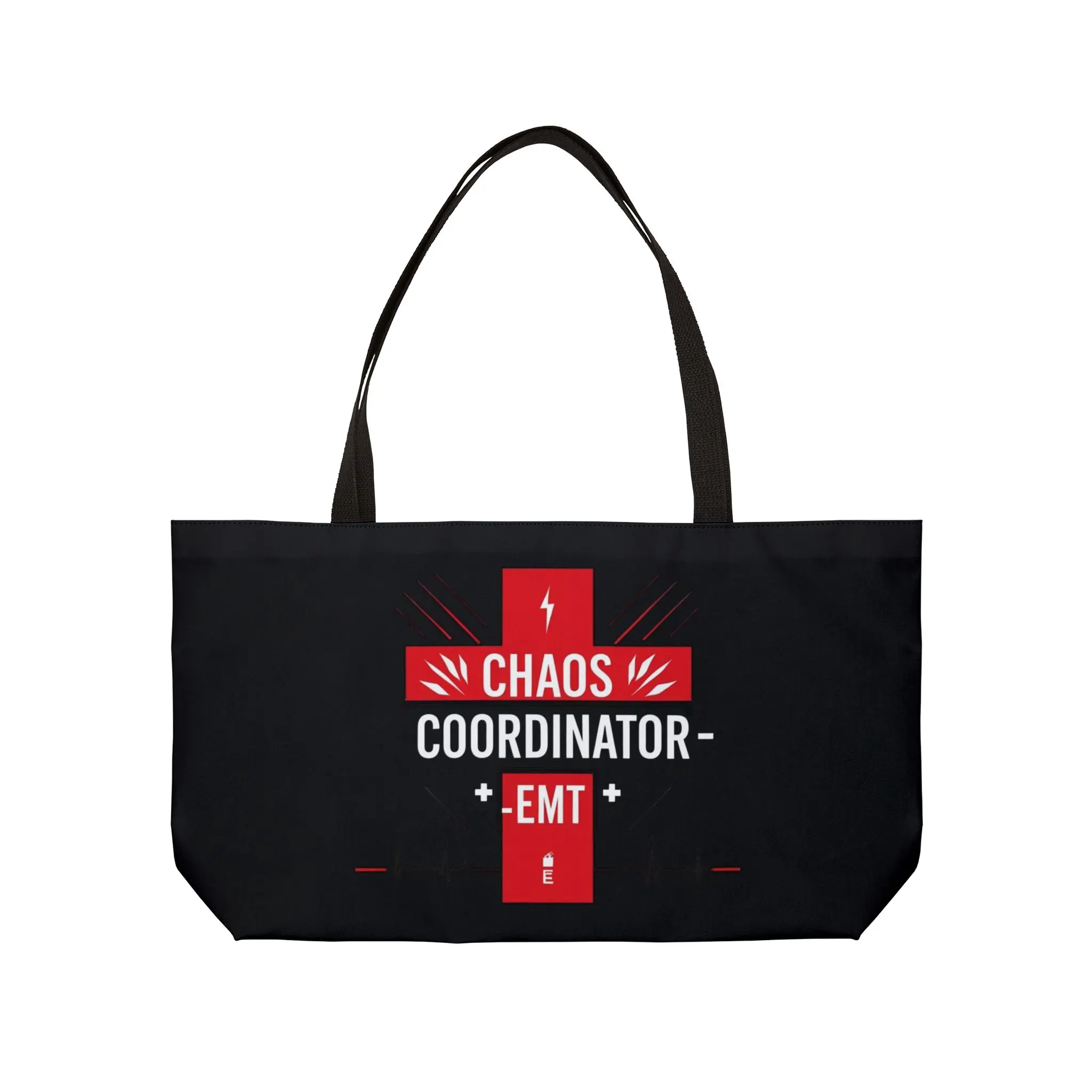 Chaos Coordinator EMT Weekender Tote Bag, Perfect Gift for EMTs, Nurses, Medical Staff, Hospital Swag, Weekend Getaway