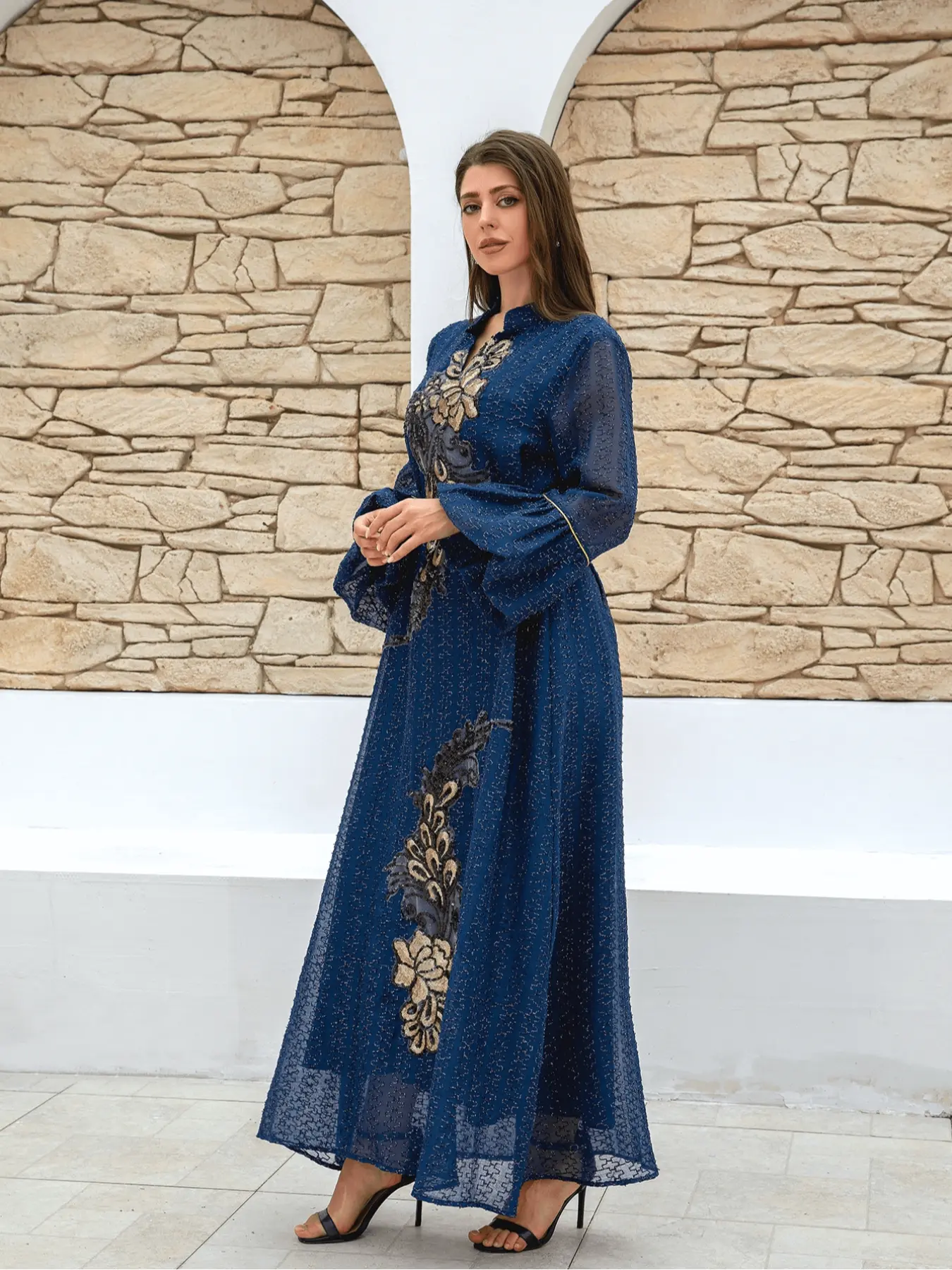 New Fashion Elegant Muslim Women's Dress Tunic Dress, Hijabi Cute Dresses, Middle Eastern Embroidered Patchwork, Fitted Woven Fabric, All Seasons Wear, Muslim Evening Dress - TikTok Shop New Fashion Elegant Muslim Women's Dress Tunic Dress, Hijabi Cute Dresses, Middle Eastern Embroidered Patchwork, Fitted Woven Fabric, All Seasons Wear, Muslim Evening Dress - TikTok Shop