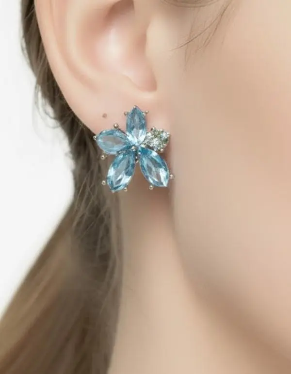 Female Flower and Leaf Earrings, 6-Pair Costume Jewelry Set | Zebaish Wigs And Extensions