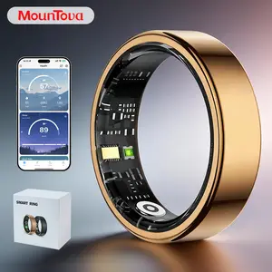 M3 Smart Ring-Monitor Sleep, Blood Oxygen & Temperature Anytime, 5ATM Waterproof Smart Ring for Daily Wellness,  health management