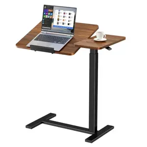 Flexible Workstation Solution: Adjustable Height Rolling Standing Desk, Small Mobile Laptop Stand with Tilt Top & Wheels, for Classroom Teaching, Home Office & Shared Spaces