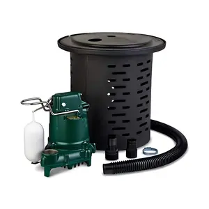 Zoeller 1/3-HP 115-Volt Cast Iron Submersible Sump Pump Kit