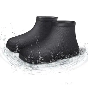 Waterproof Shoe Covers Upgraded,Rain Shoe Covers Reusable Silicone Non Slip Shoe Covers for Outdoor,Rain Shoe Covers for Women and Men