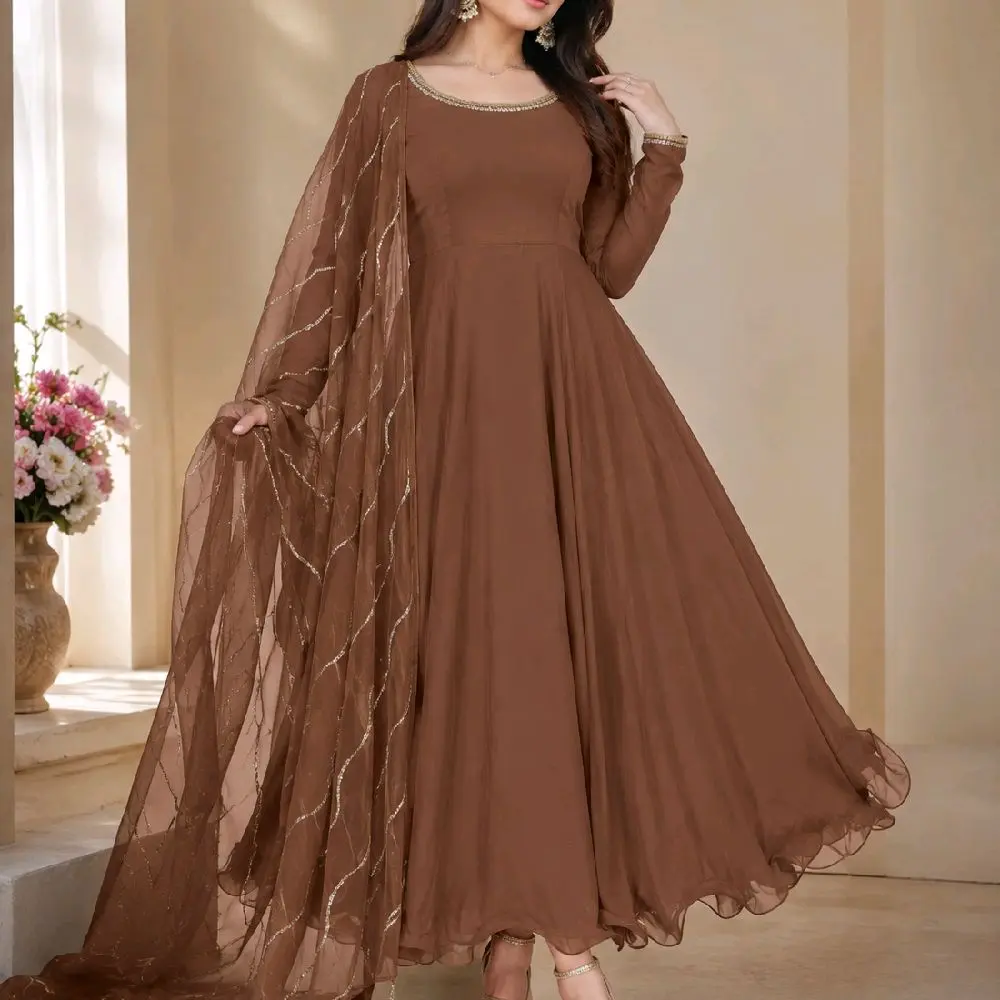2 piece long Anarkali Outfit