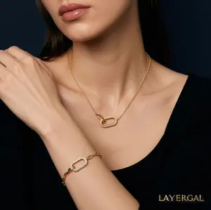 LG119 Celestial Paperclip Necklace/Bracelet hand made fashion jewelery
