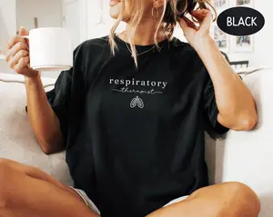 Respiratory Therapy Short Sleeve T-SHIRT / Sweatshirt  RT Gift For Registered Respiratory Therapist Crewneck New Grad RRT Sweater Respiratory Nurse Student Week Tee