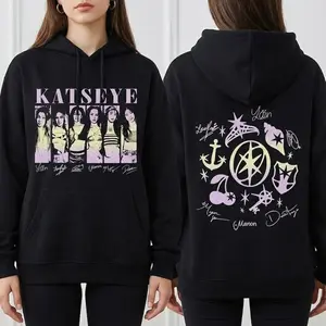 Global Girl Graphic Hoodie, K Pop Aesthetic Streetwear Tee, Gen Z Idol Style Sweater, Unisex Music Fan Gift