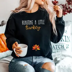 Thanksgiving Fall Pregnancy Announcement T-Shirt, Sweatshirt, Hoodie - Funny Pregnancy Reveal Shirt, Mom To Be Crewneck, Cute Turkey Sweatshirt For Mom To Be