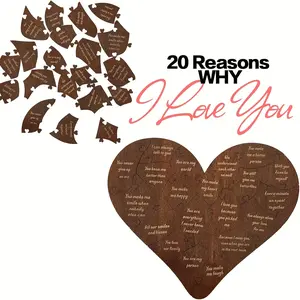 Perfect Valentines & Anniversary Gift Puzzle, “I Love You” Box for Him Her Boyfriend Girlfriend Husband Wife