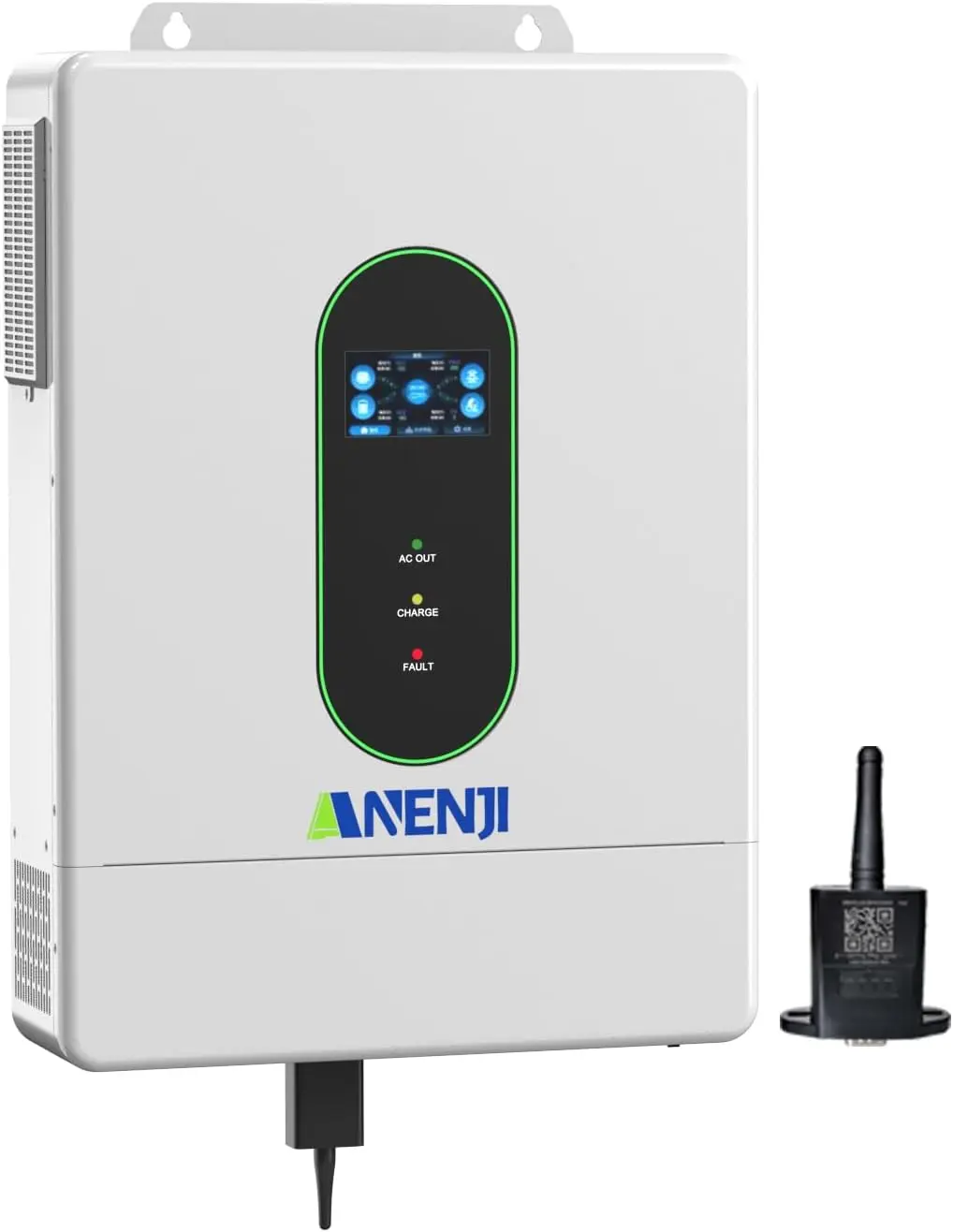 12000W Hybrid Solar Inverter 48V Split Phase 120V/240V, 200A Dual MPPT Controller 500V Input, Pure Sine Wave Off Grid Inverter Charger with WiFi & BMS Support, Parallel up to 6 Units-UL Certification.