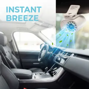 Clip-On Fan, Portable Clip Mount Cooling Device, Ideal for Home & Office Use, Lightweight Design, Easy Installation, Energy Efficient