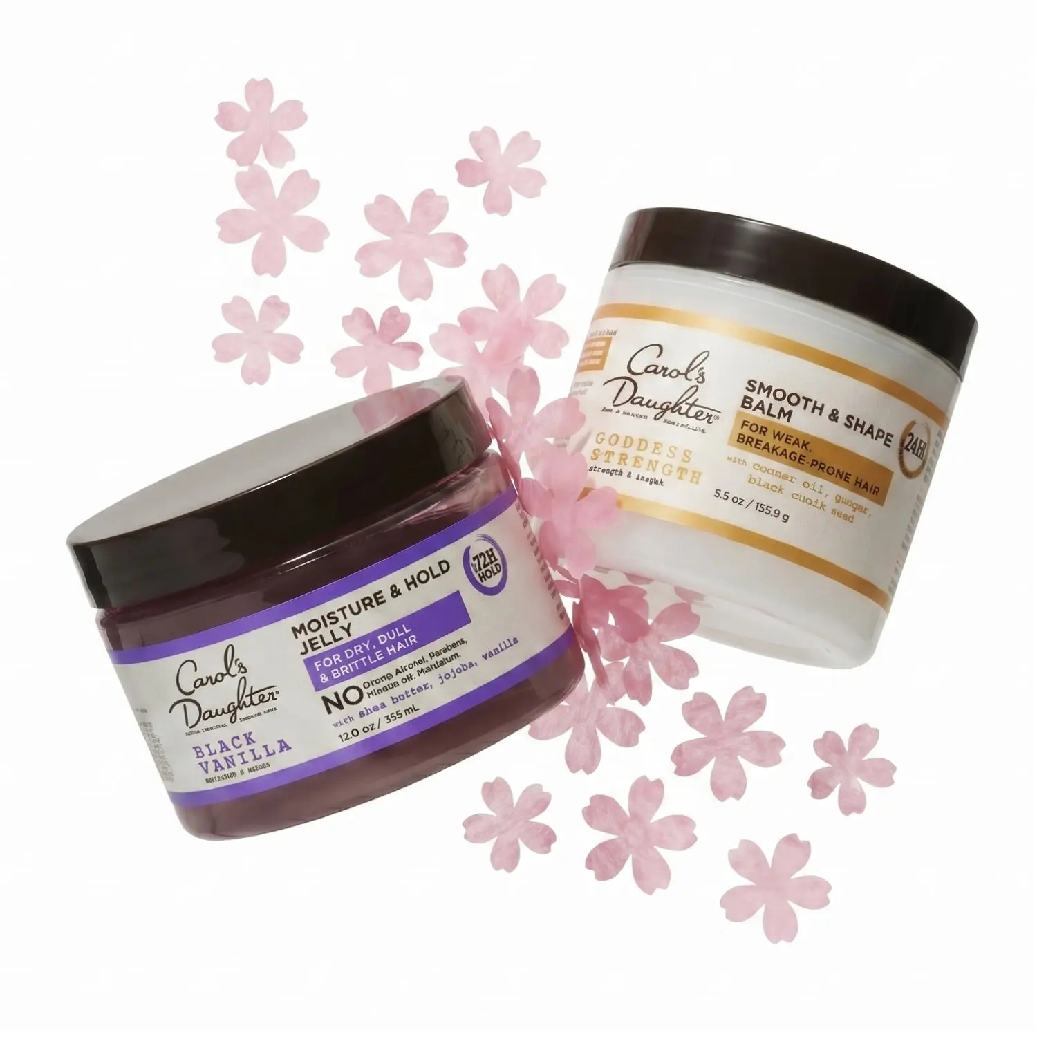 Black Vanilla Moisture & Hold Jelly and Goddess Strength Smooth & Shape Balm Bundle