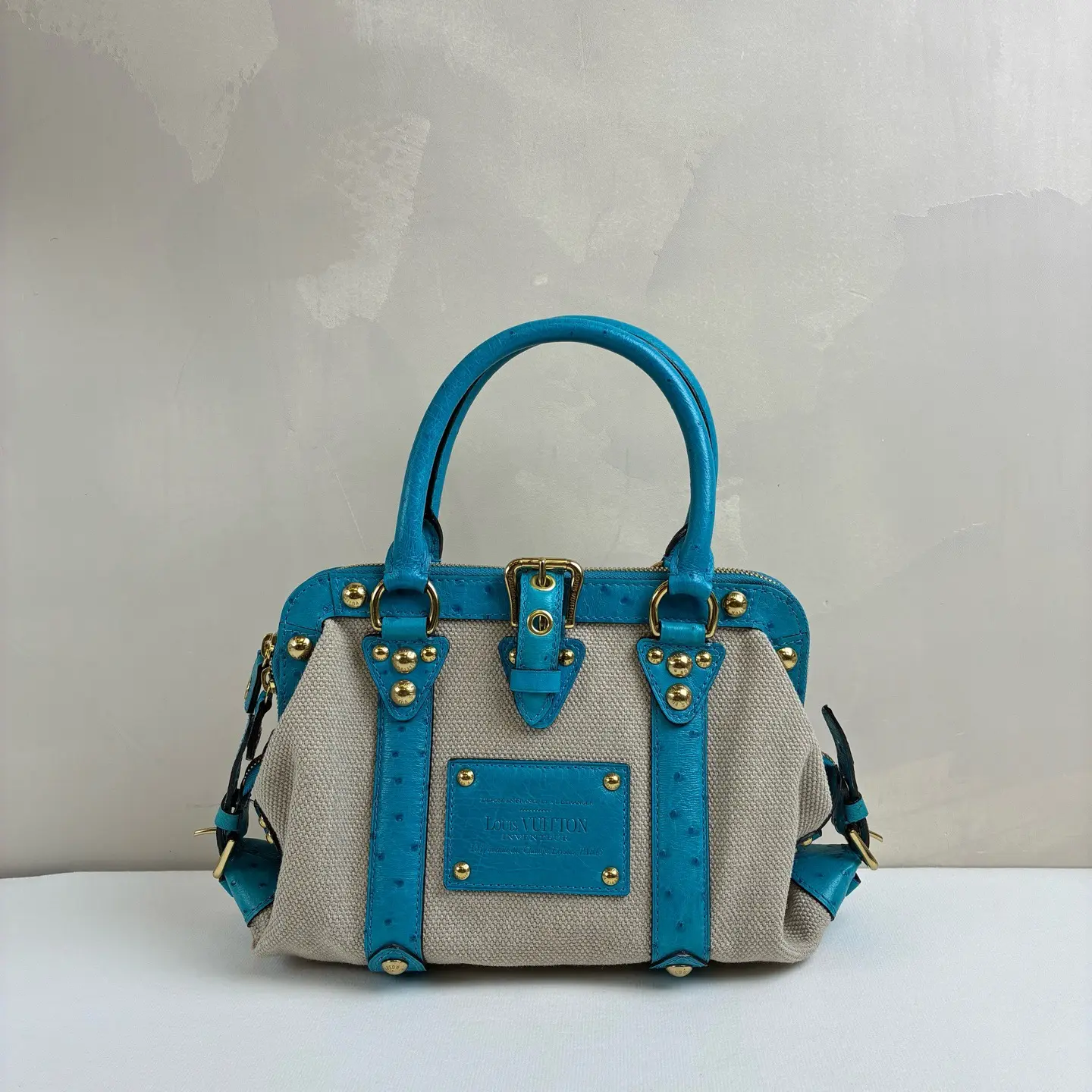 Pre-owned Louis Vuitton Canvas Sac de Nuit Vintage