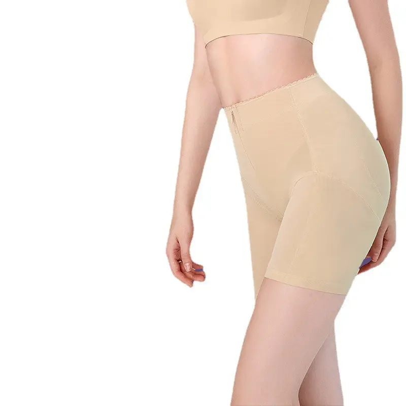 Hip Lift Tummy Control Pants. Shaping Waist Trainer. Strong Belly Reduction Sexy Shapewear Pants Peach Womenswear Compression