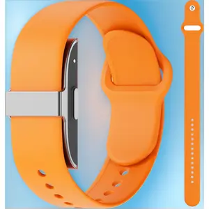 Waterproof Silicone Watch Band Soft Sports Replacement Wrist Strap Fit for Hume Health Band Unisex