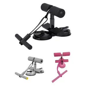Dual-Suction Cup Pull Rope Abdominal Exerciser, Home-Fixed Abdominal Fitness Equipment