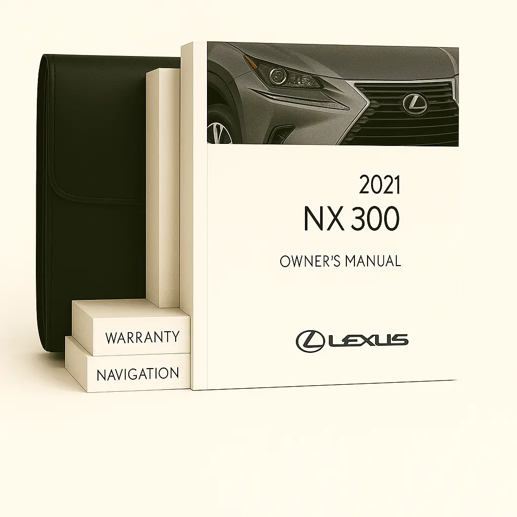 2021 Lexus NX 300 Owners Manual - Complete Set