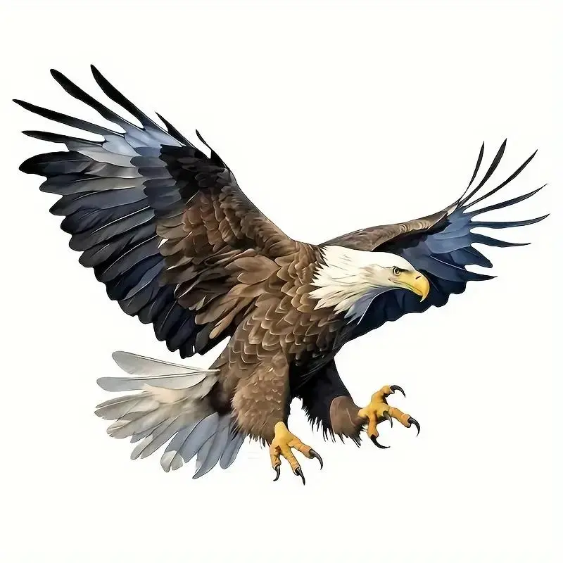 Eagle Pattern Car Sticker, Car Exterior Decorative Sticker, Durable Car Decoration Sticker for Car, Truck, SUV, Motorcycle, Decal For Trucks, Car Decals