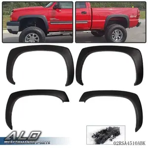 Fit For 1999-2006 Chevy Silverado GMC Sierra Factory Style Fender Flares 4Pcs Fit For 1999-2006 Chevy Silverado GMC Sierra Factory Style Fender Flares 4Pcs