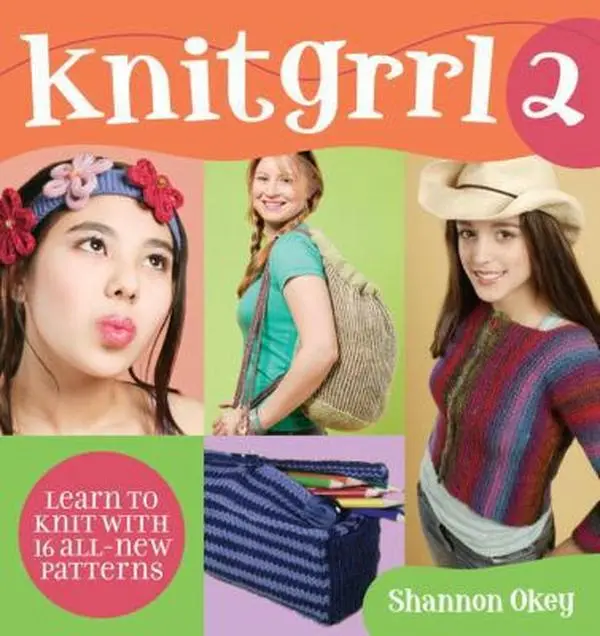 USED Book - Knitgrrl 2: Learn to Knit with 16 All-New Patterns by Shannon Okey (Paperback) - english