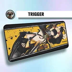 Premium Trigger Mouse pad | Zenless Zone Zero Desk Mat | Obol Swaad Deskmat |  Anime & ZZZ Gamers | Large Gaming Mat for Desk Setup