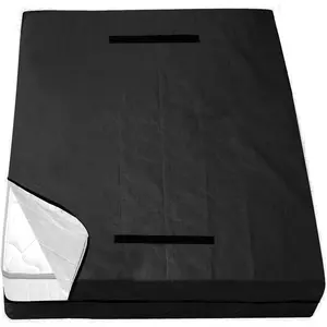 Mattress Bags for Moving and Storage  Size,  Mattress Cover for Moving with Heavy Duty Handles,  Zipper,  Mattress Storage Bag, Moving Supplies & Moving Bags,Black