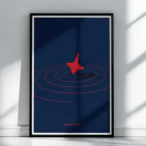 Inception minimalist poster, Inception minimalist wall art, room decor