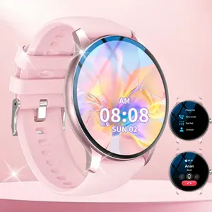Smartwatch with Wireless Calling and Dialing, Health Smart Watch, Multiple Sports Modes, Call and Message Notifications, Compatible with iPhone and Android