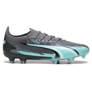 PUMA Mens Ultra Ultimate Rush Firm GroundArtificial Ground Soccer Cleats Cleated, Firm Ground - Blue, Grey