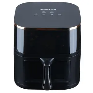 HOMEDAS Air Fryer 10 QT Easy-View Window All-in-One Digital Model with Touchscreen Controls 6 Presets & Rotisserie Dehydrator Functionality