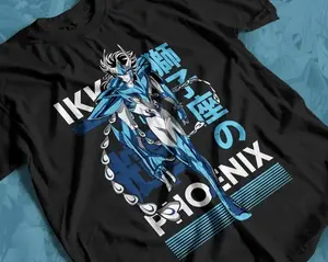 Ikki Anime T-shirt Unisex, Saint Seiya , Graphic Anime Tee, Manga Shirt 65P
