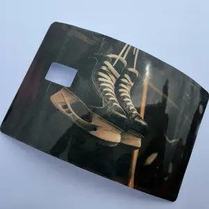 Custom Decal for Hockey Skates & Credit Cards - Durable High-Quality Glossy Vinyl Sticker, Anime & Card Design DIY Decal Film