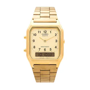 Casio Vintage AQ230 Series Watch in Gold Casio Vintage AQ230 Series Watch in Gold
