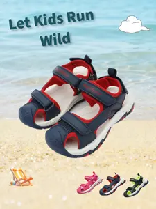New Fashion Versatile Open Toe Sandals, Strapy Sandals, Trendy Anti-Slip Wear-Resistant, Breathable Outdoor Soft Sole, Lightweight Shock Absorption