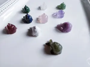 Mini Crystal Dolphin Carving