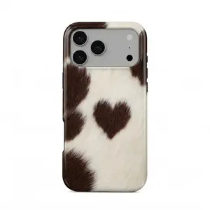 Brown Cow Print Phone Case, Brown Cow Print Phone Case, Brown Cow Print Phone Case for Iphone 17 Promax, 17 Pro, 17 Air, 17, 16 Promax