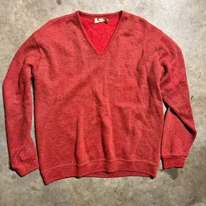 True Vintage 1950s Mens Sweater Red Size L