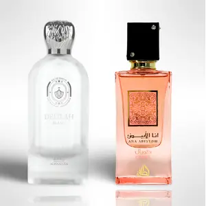 (Mama Baddie Kit) Maison Alhambra Delilah Blanc 100ml perfume + Ana Abiyedh Coral 100ml perfume by Lattafa